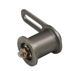 Rouleau tendeur courroie pour motobineuses micro tracteur tondeuse moissonneuse pour mais tendeur de courroie tracteur à roulement poulie tension galet tendeur distribution (set 52x43.5mm)