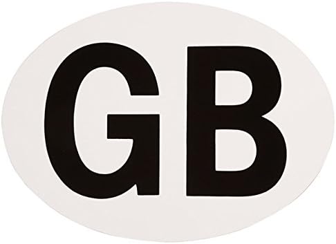 Fastcar Self Adhesive Oval GB Sticker