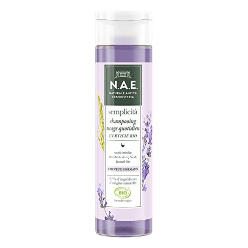 Shampoing cheveux normaux N.A.E. au riz et lavande bio de 250ml