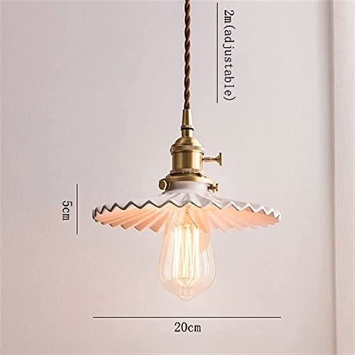 Lumière suspension réglable céramique pour plafond haut