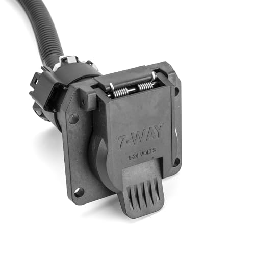 Image of Wsays 7-Pin Trailer Wiring Harness Plug & Play Compatible with Ford F-150 97-03 Fit Heritage 2004 Fit F-250 97-99