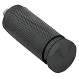 UPFVBLE Rubber Footpegs -B 0033-1083-B Rubber Anodized Black Blk Easy to install