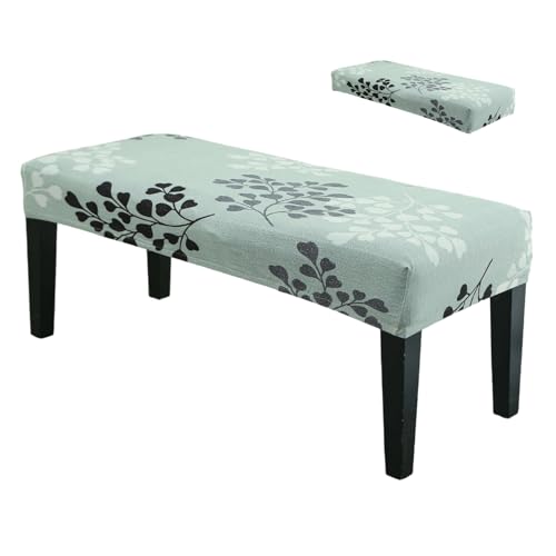 Cubierta de Banco de Comedor lavable y elástica con diseño extraíble para rectángulo 2