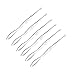 DOITOOL Crab Eatting Tool Tasting Forks Metal Serving Spoons 6pcs Seafood Forks Stainless Steel Crab Leg Lobster Picks Kitchen Picnic Seafood Shellfish Tools Fruit Forks Crab Needle Lobster Eating