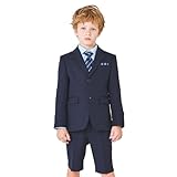 [Ready Freddy] レジメンタルタイベーシックスーツ 120cm 紺スーツ・ブルーシャツ（キッズ） (7901-5405) [入学式 スーツ 5点 セット 子供 男の子 冠婚葬祭 発表会]