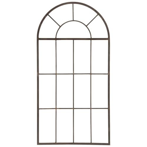 Vintage Deko Fensterrahmen dunkelbraunes Eisen für Outdoor - Dekorativer...