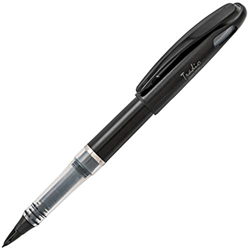 Pentel Arts Tradio Stylo Sketch Pen, Black Ink, Pack of 1 (TRJ50BPA) by Pentel - Used condition - Image 2