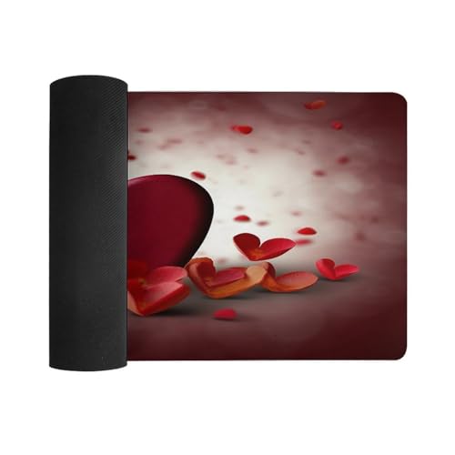 Hearts with Love Desk Pad impermeable y antideslizante miniatura 3