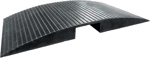 Rampa para silla de ruedas para umbrales portátil de goma para interiores y exteriores para carretilla miniatura 1