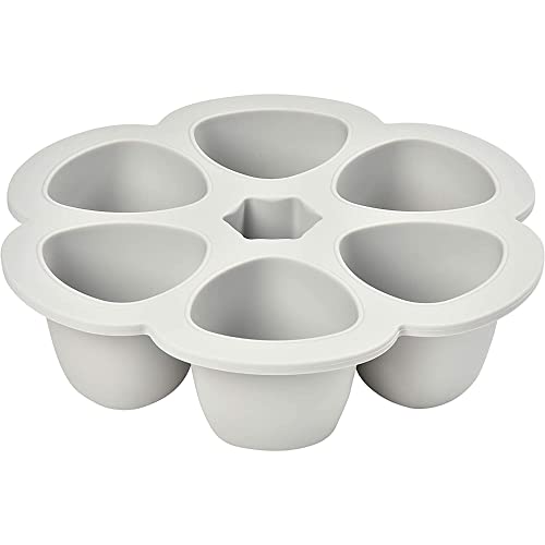 BÉABA, Multiportions Silicone de qualité premium, Résistance thermique extrême, Four et micro-onde, 6 alvéoles indépendantes, Couvercle hermétique,...