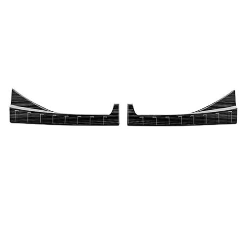 MEKOMEKO ホンダ 新型 N-ONE 2代目 JG3/JG4 専用 リアバンパーステップガード リアバンパープロテクター 内側 リアバンパー ガード ラゲッジ ステップガード 汚れ防止 傷防止 車種専用設計 アクセサリー ステンレス 2PCS【ブラッ