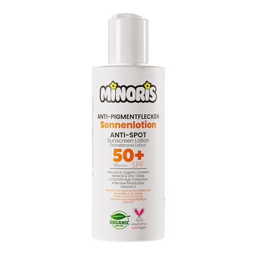 Lotion solaire anti-taches SPF 50+ Minoris Primer 150 minérale naturelle peaux sensibles