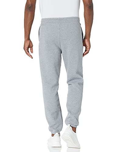 Fruit Of The Loom Mens Eversoft Fleece & Joggers (Regular Big Man) Sweatpants, Elastic Bottom - Grey Heather, Large Us #TOP1