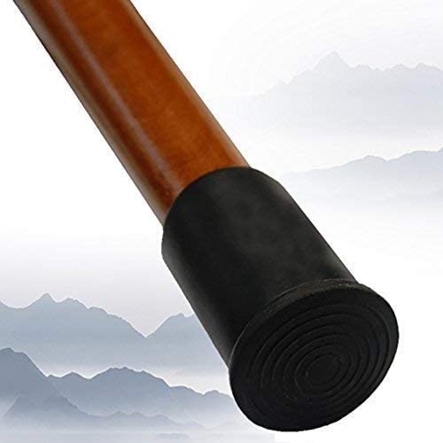Bastón de madera para caminar Bastón macizo Bastones para personas mayores Muletas Bastones Andadores en forma de T Artículos para personas mayores Longitud 96,5 cm Fácil de acortar charitable