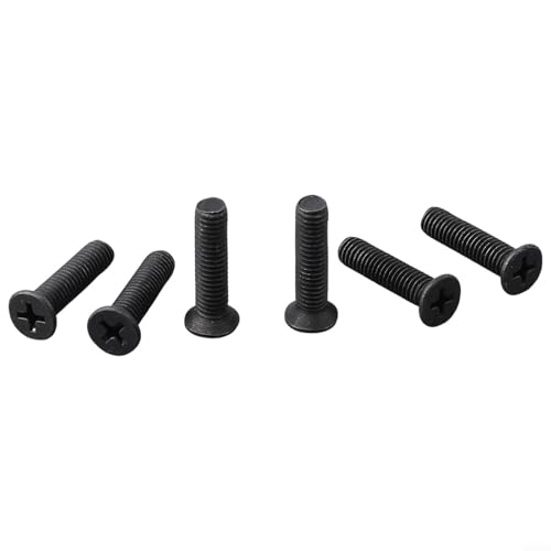 Vite di fissaggio filettata sinistra in metallo M5 M6 25 mm per trapano UNF adattatore per mandrino, accessori per utensili elettrici, set da 6 pezzi (M6 x 25 mm)