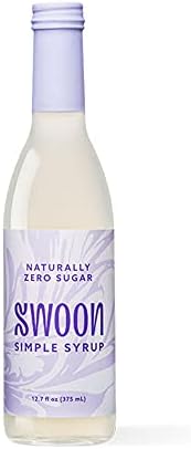 Swoon Zero Sugar Simple Syrup - Natural 1:1 Liquid Sugar Substitute - Sweetness from Monk Fruit - Sugar Free, Keto Friendly, Zero Carbs
