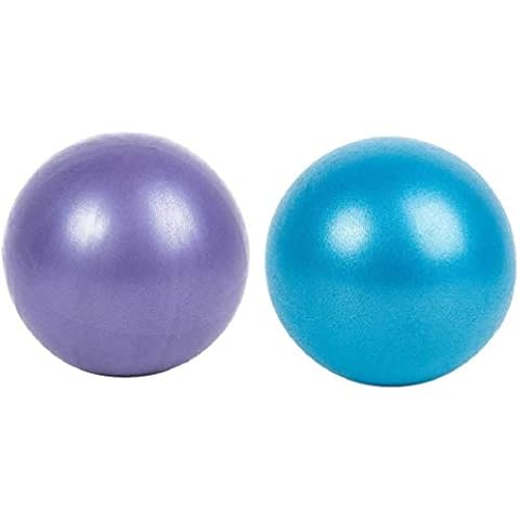 CARDALLTRY Mini Exercise Ball 9Inch Samll Bender Ball for Stability Barre Pilates Yoga Core Training and Physical Therapy Exercise Equipment for Back Inner Thigh and Balanced Body (2 Pack) Cover