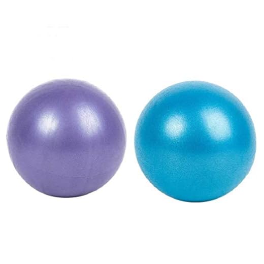 CARDALLTRY Mini Exercise Ball 9Inch Samll Bender Ball for Stability Barre Pilates Yoga Core Training and Physical Therapy Exercise Equipment for Back Inner Thigh and Balanced Body (2 Pack)