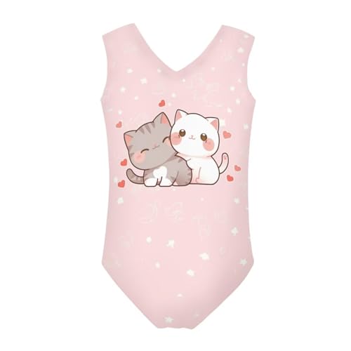 Xpyiqun Bathing Suits for Girls 3-14 Kids Summer One Piece Swimwear Beach Sport Sleeveless Swimsuits Athletic2