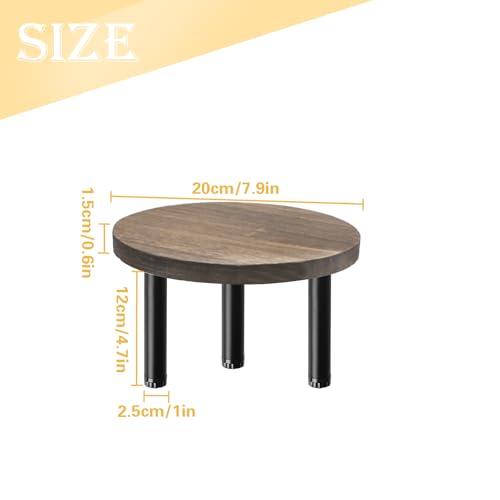 2 Pack Drink Dispenser Water Stand, Wooden Beverage Dispenser with Metal Legs Fit Max 7.9 Inch Water Pitcher, Perfect for Home Parties Catering Events