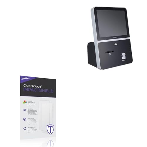 BoxWave Screen Protector Compatible With Sam4s SK-161 (15 in) - ClearTouch ImpactShield (2-Pack), Impenetrable Screen Protector Flexible Film