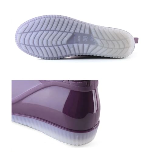 Women's Boots Outdoor Rain Boots Four Seasons Non-Slip Wear-Resistant Ladies Waterproof Shoes3