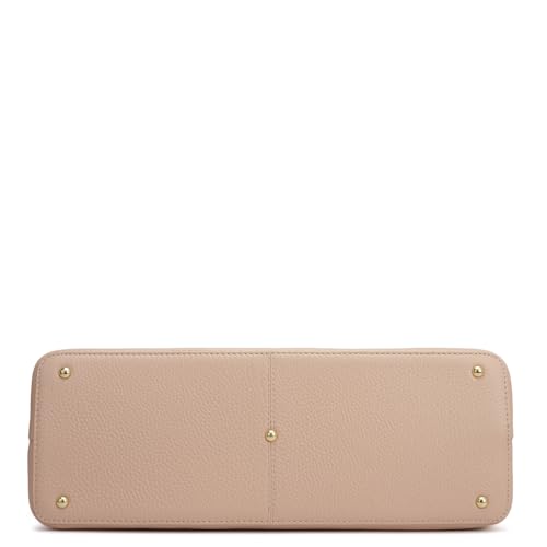 Image of Da Milano Women's Leather Shoulder Bag - Pink