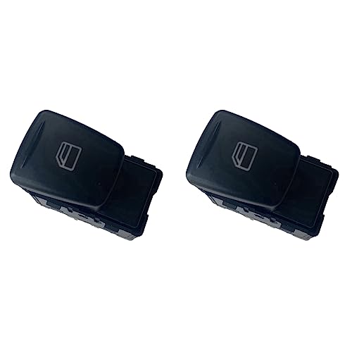 Bouton de lève-vitre électrique automobile pour Smart 454 Forfour 2004-2006 Commutateur Noir