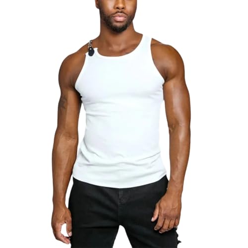 Camiseta sin mangas para hombre ajustada que evita el sudor chaleco cómodo contra el calor