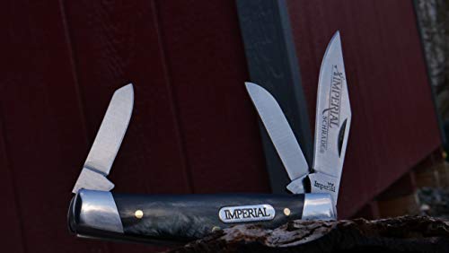 Imperial Imp16S Stockman 5.9In Stainless Steel Traditional Folding Knife With 2.5In Clip Point, Sheepsfoot And Spey Blade And Pom Handle For Outdoor Hunting Camping And Everyday Carry #TOP3