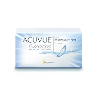 ACUVUE OASYS 2-Wochen-Kontaktlinsen für Tag und Nacht mit -4 dpt und BC 8.4 – UV Schutz, Austrocknungsschutz und extrem Komfortables Tragegefühl – 12 Linsen