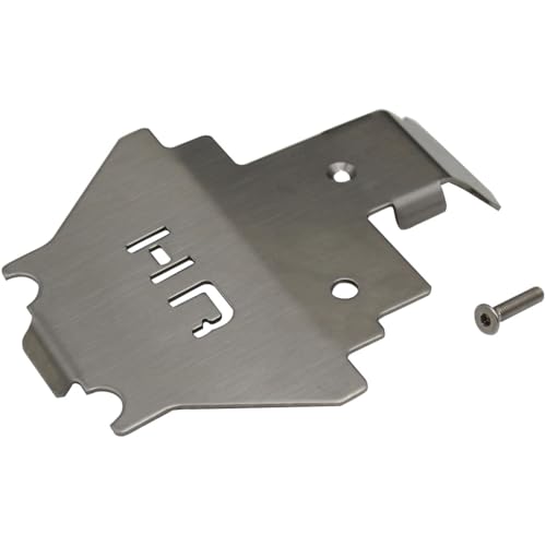 Hot Racing STRXF332C Stainless Steel Center Belly Pan Armor Skid Plate TRA TRX-4