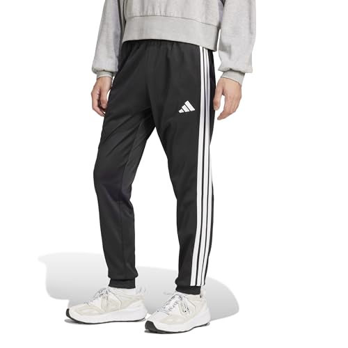 Track pants adidas homme en maille tricot respirante avec jambes fuselées