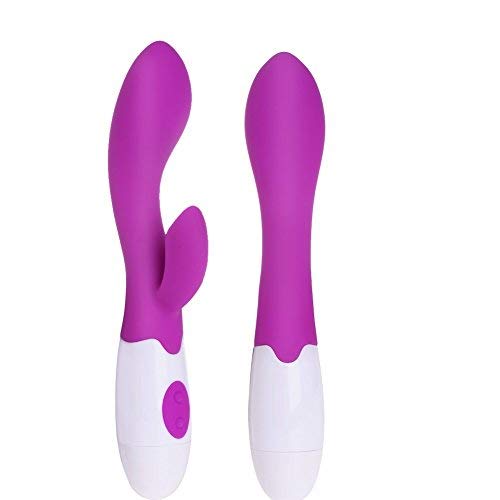 Nomisex 30-Frequency Rabbit G-spot and Clitoral Vibrator with Dual Powerful Motors (Pink-Style 1)