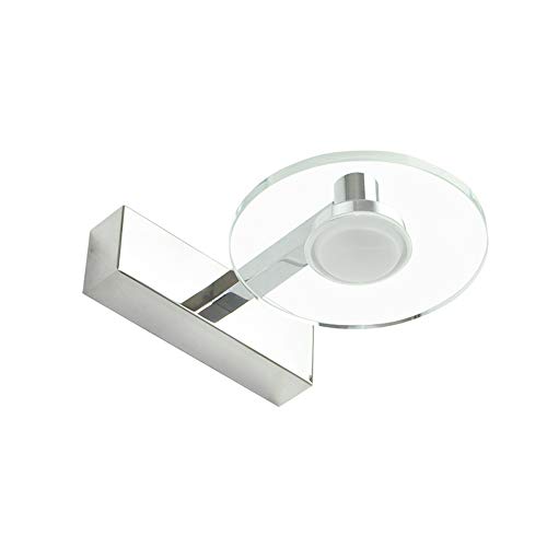 Preisvergleich Produktbild Wandleuchten Runde Wandleuchte einfaches transparentes Kristallglas K9, wasserdicht 5W LED Single Head-Wandleuchte, Badezimmer Lampe Balkon Lampe, Wandleuchte