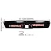 ECOTRIC Rear Steel Roll Pan Bumper License Plate LED Light Compatible with 1999-2007 Chevy Silverado & GMC Sierra 1500 2500 3500 Pickup Trucks