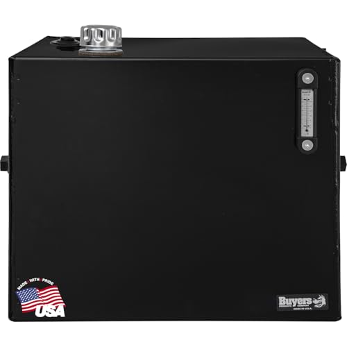 Buyers Products SMR30S Side Mount Steel Hydraulic Reservoir, 30 Gallon, Powder Coated HRPO Steel, Internally Baffled, Welded Rear Brackets, 2 in. NPT Suction/Return, 1-1/4 in. NPT Return Port