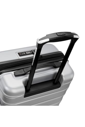 Image of Samsonite Omni 2 Hardside Expandable Luggage with Spinning Reels, Arctic Silver, 2pc set (20 /24 inch), Modern