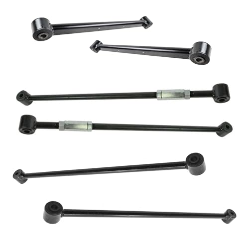 TRQ 6pc Suspension Kit Rear Trailing Arms Lateral Links for Century Regal Impala