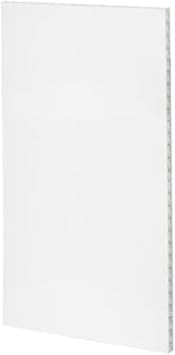 EverPanel Individual Interlocking Wall Panels | Toolless Assembly | Temporary Room Separator | Unique Modular Wall System | 7 x 4 Panel - White
