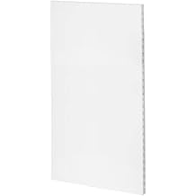 EverPanel Individual Interlocking Wall Panels | Toolless Assembly | Temporary Room Separator | Unique Modular Wall System | 7 x 4 Panel - White