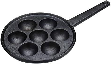 KitchenCraft induktionskochfeldgeeignete, Gusseisen, Schwarz, 21.5 x 34.5 x 5.3 cm, 1 Einheiten
