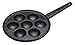 Price comparison product image KitchenCraft Aebleskiver Pan with 7 Holes and Æbleskiver Recipe, Cast Iron, 2.5 cm