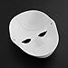 Toyvian Men's Portrait Blank White Mask for DIY Painting Full Face Costume Pulp Mask for Creative Craft Projects Comfortable Fit for All for Imagination and Educational