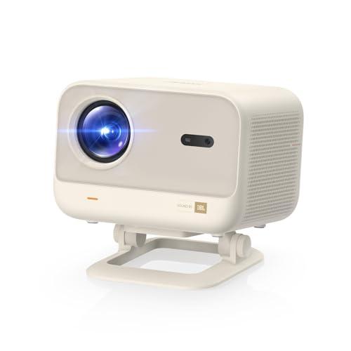 Vidéoprojecteur 4K【SGS Certifié/Compatible Netflix】 Yaber L2 Plus JBL/Dolby Projecteur 1080P FHD HDR10, Rétroprojecteur Autofocus & Correction Trapézoïdale, WiFi/Bluetooth Home Cinéma Rotation de 20°