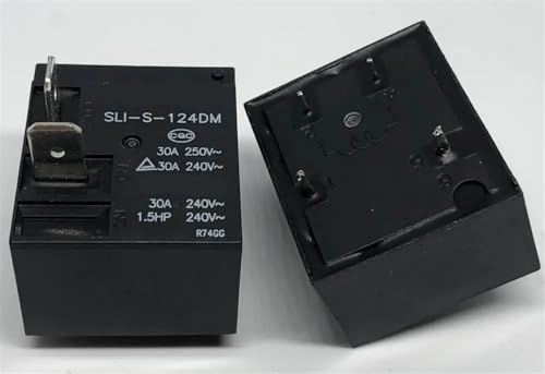 Relé de 4 pines SLI-S-124DM 24V T91-1A-30A de 1 unidad para circuitos