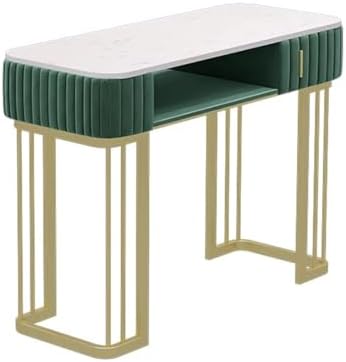 Professional Manicure Table with Storage - Modern Nail Tech Spa Station, Metal Bracket for Salon & Office Use, Stylish & Functional Design,A,120x40x78cm