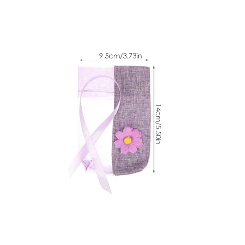 10 bolsas de organza para sachet aroma lavanda miniatura 2