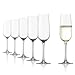 Stölzle Lausitz Sektgläser Weinland 6er-Set 200 ml – Elegante Champagner Gläser ideal für Sekt & Prosecco – Hochwertiger Sektkelch aus Kristallglas – Spülmaschinen- & Stoßfest, made in Germany