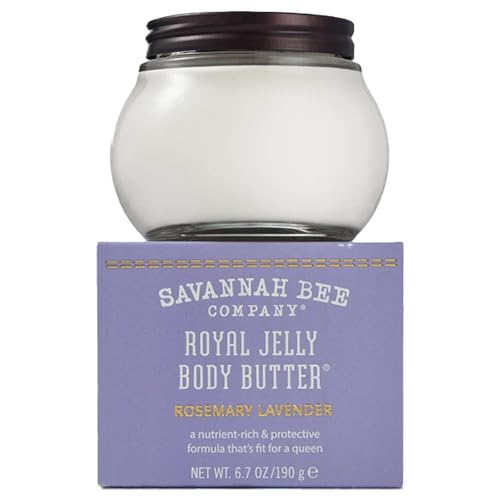 Savannah Bee Company 0856068007556 Royal Jelly Body Butter Rosemary Lavender 6.7 Ounce cover